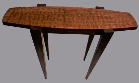 Fiddleback Hall Table (Different Directions exhibition)