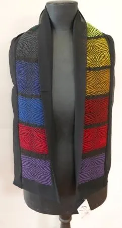 Undulating Twill Handwoven Scarf